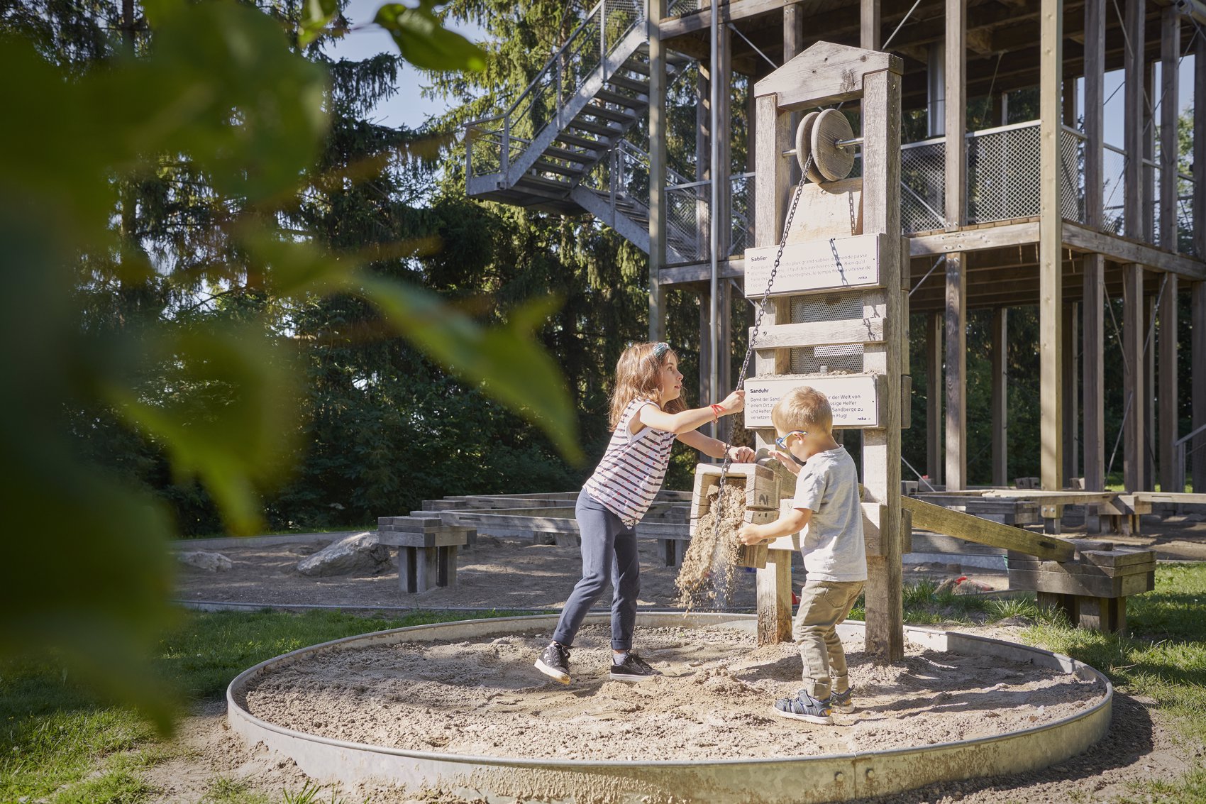 Exterior view in summer - Reka Holiday Village Montfaucon western-switzerland, montfaucon, reka-holiday-village Exterior view in summer - Reka Holiday Village Montfaucon western-switzerland, montfaucon, reka-holiday-village