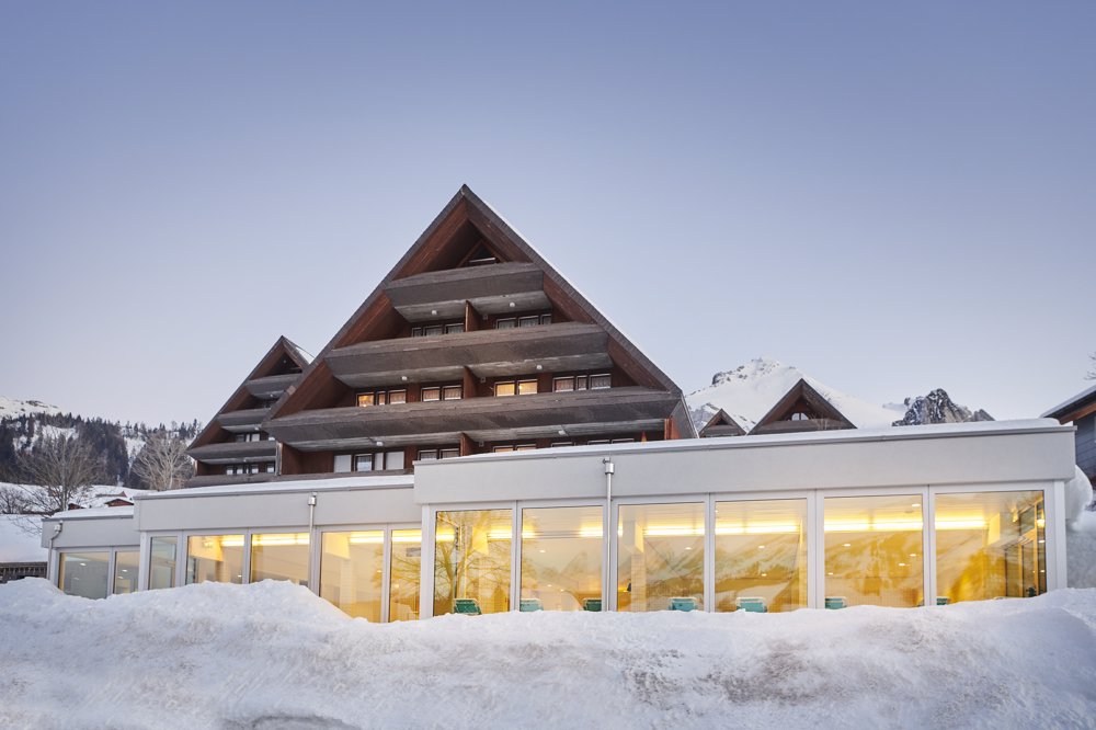 Aussenansicht im Winter - Reka-Feriendorf Wildhaus wildhaus, reka-feriendorf, ostschweiz Aussenansicht im Winter - Reka-Feriendorf Wildhaus wildhaus, reka-feriendorf, ostschweiz