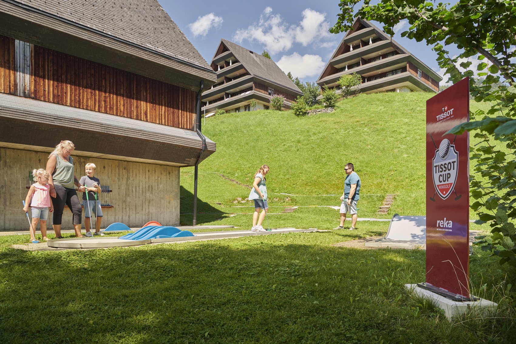 Minigolf - Reka-Feriendorf Wildhaus #reka. Minigolf - Reka-Feriendorf Wildhaus #reka.