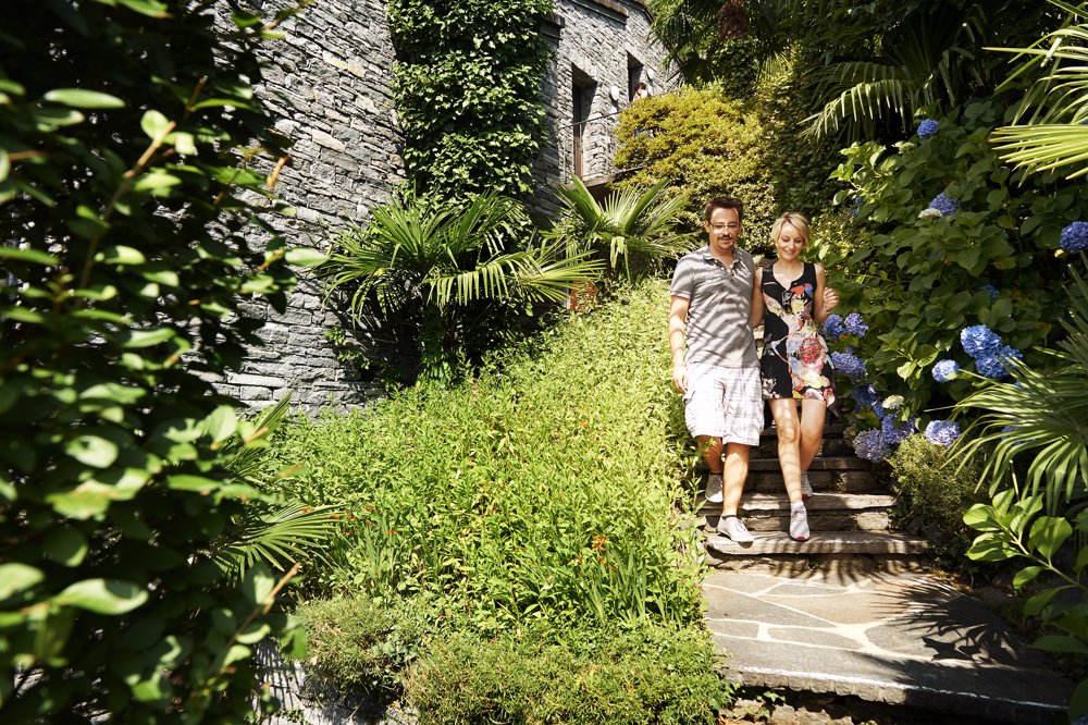 Aussenansicht im Sommer - Reka-Ferienhaus Brissago tessin, brissago, reka-ferienhaus Aussenansicht im Sommer - Reka-Ferienhaus Brissago tessin, brissago, reka-ferienhaus