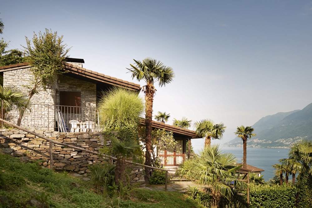 Aussenansicht im Sommer - Reka-Ferienhaus Brissago tessin, reka-ferienhaus, brissago Aussenansicht im Sommer - Reka-Ferienhaus Brissago tessin, reka-ferienhaus, brissago