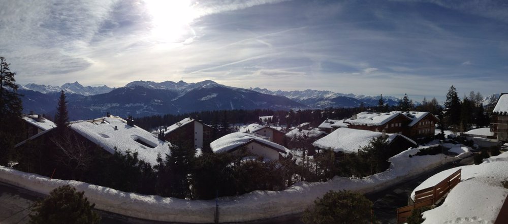 Aussicht auf die Berge - Ferienhaus Mont d'Or wallis, winter, mont-d'or, crans-montana, berge Aussicht auf die Berge - Ferienhaus Mont d'Or wallis, winter, mont-d'or, crans-montana, berge