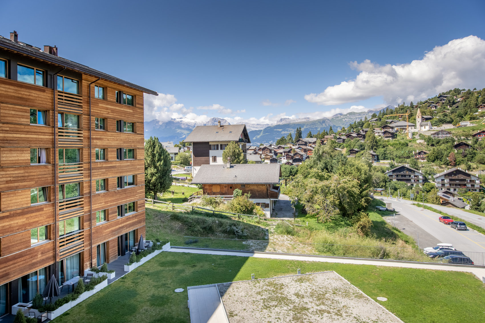 Aussenansicht - Pierre & Vacances residence premium Vercorin Wallis, Pierre-&-Vacances-residence-premium-Vercorin, Vercorin