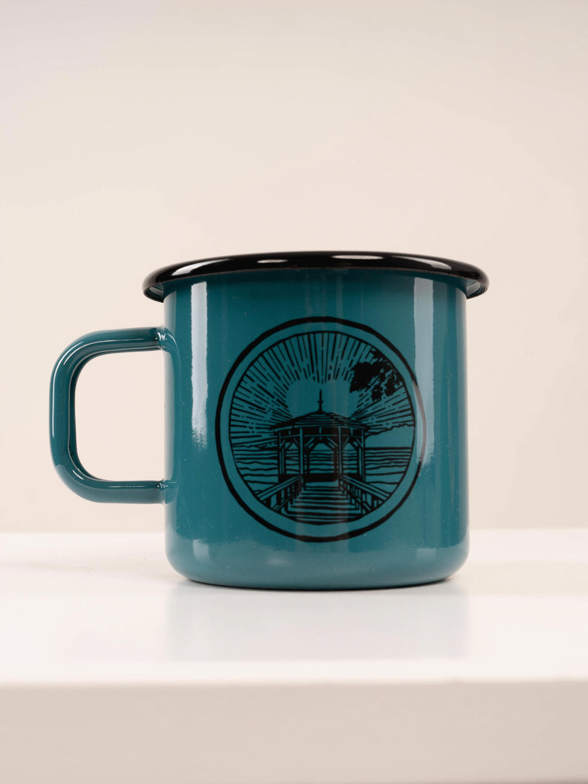 Bodenseeliebe Enamel Mug